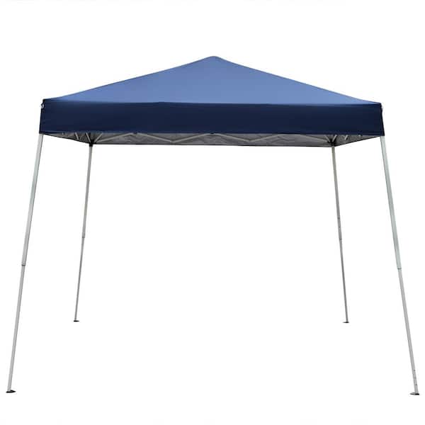 Karl home 10 ft. x 10 ft. Blue Slant Leg Pop-Up Canopy 454844424667