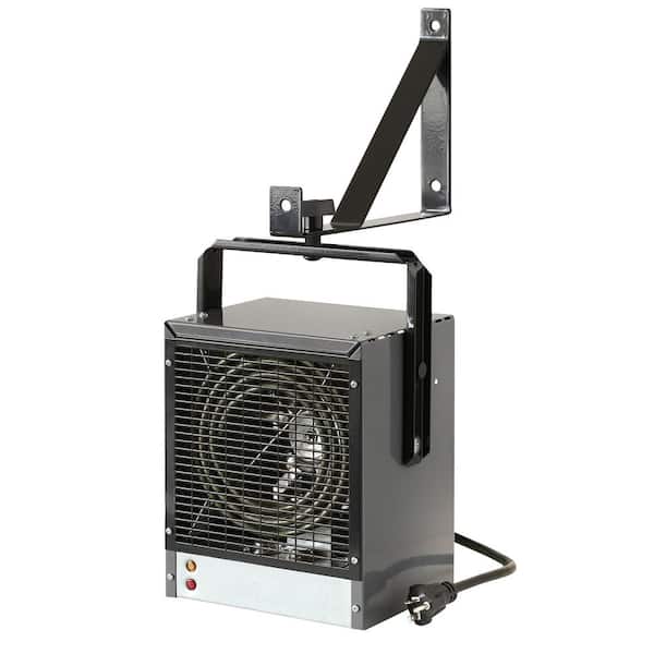 Cadet 240-volt 4,000-watt Garage/Workshop Fan-forced Electric Heater in Grey with Built-in Thermostat CGWH4031G