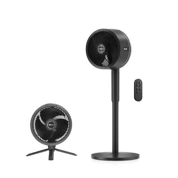 Shark FlexBreeze 13in. Portable 5 Fan Speeds Pedestal Fan in Dark Grey with Up to 24 hours of Cordless Runtime FA202