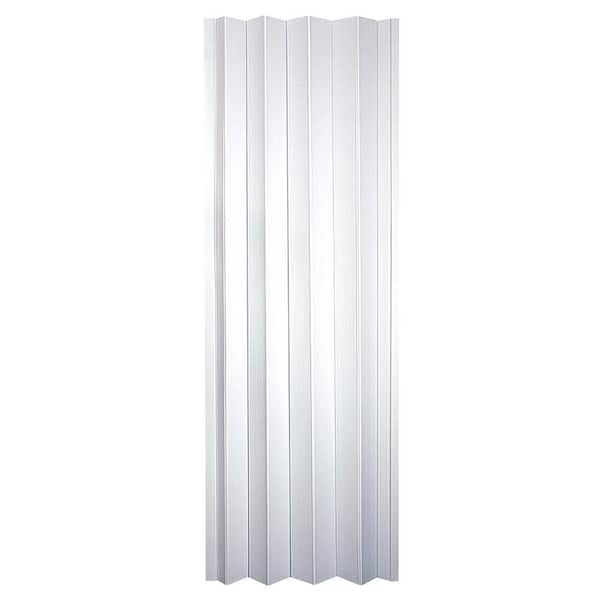 Spectrum 48 in. x 80 in. Express One Vinyl Frost White Accordion Door EX4880FW