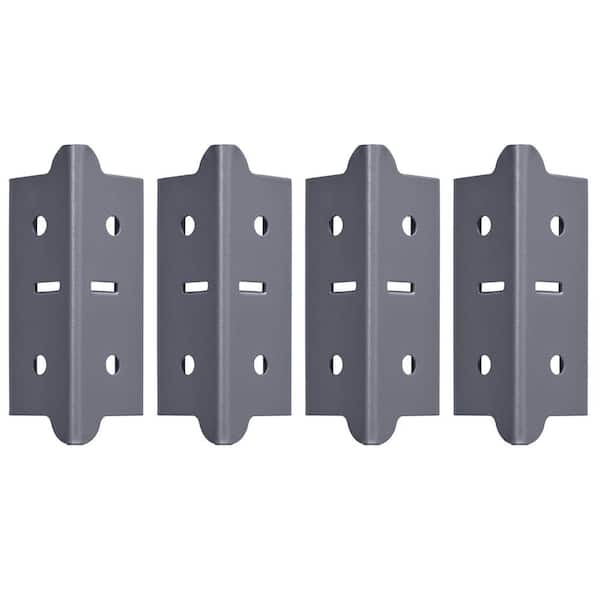 Muscle Rack 4-Pack Steel Post Coupling Outer in Grey (4 in. H x 1.375 in. W x 1.375 in. D) CPOUT-GRY-4