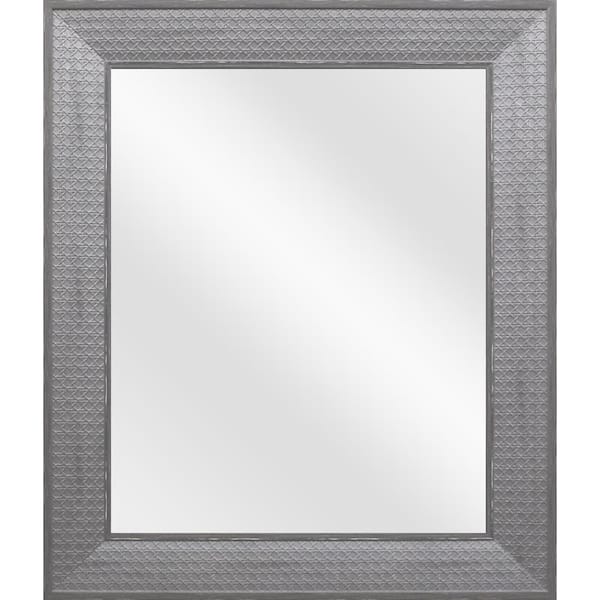 Home Decorators Collection 29.5 in. W x 35.5 in. H Gray Vanity Mirror 6586WK-B-625