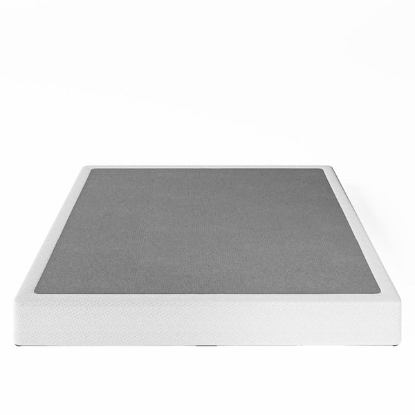 HOMZENE 9 in. King Size Box Spring with Metal Structure, Mattress Foundation with Frabric Cover, Easy Assembly and No Squeak THD-SBS05-9