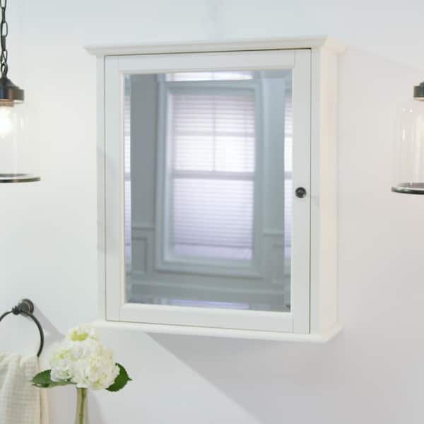 Home Decorators Collection Hamilton 24 in. W x 27 in. H Rectangular Medicine Cabinet with Mirror 0567500410