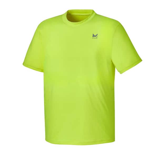 Mission Unisex Medium Hi Vis Yellow Cooling Short Sleeve Performance Shirt M111HV03