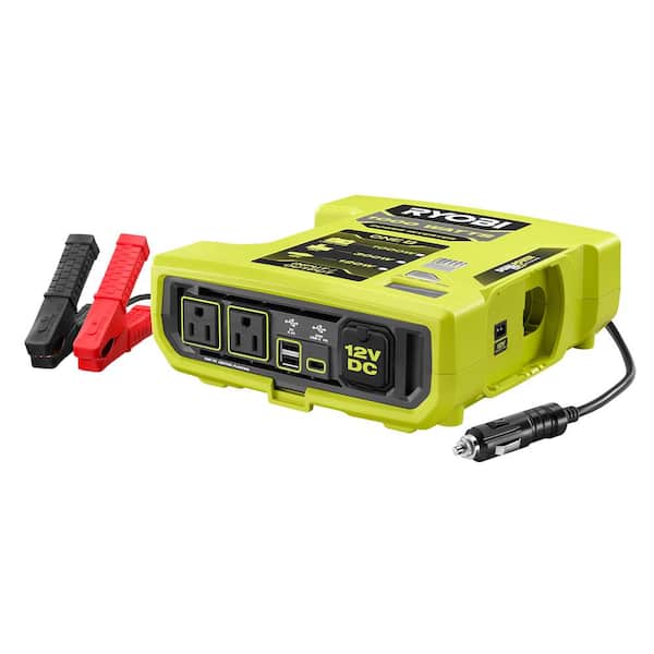 RYOBI ONE+ 18V 1000-Watt Max 12-Volt Automotive Power Inverter RYi1030A