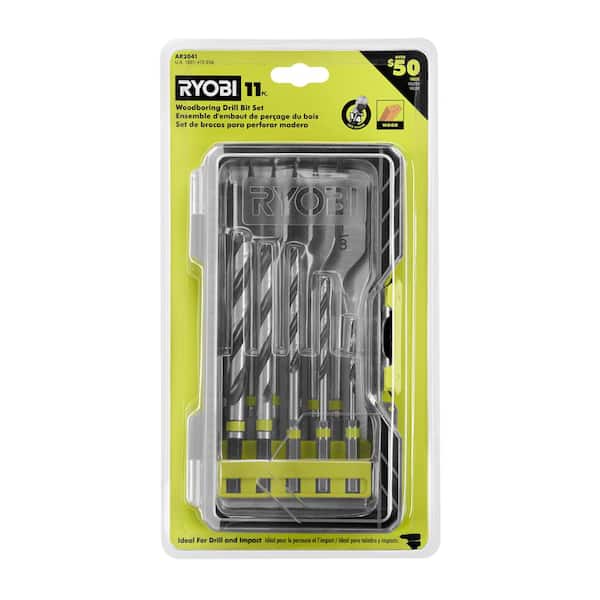RYOBI Wood Drilling Set (11-Piece) AR2041