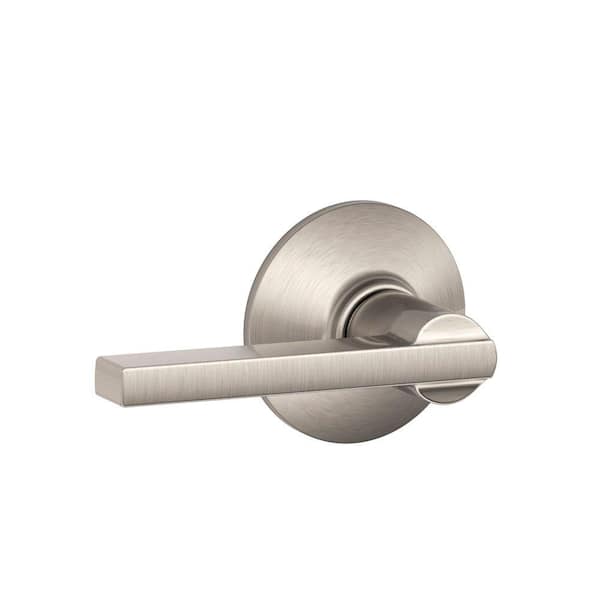 Schlage Latitude Satin Nickel Hall/Closet Door handle F10 V LAT 619