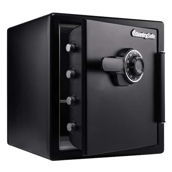 SentrySafe 1.2 cu. ft. Fireproof & Waterproof Safe with Dial Combination Lock SFW123CSBLK