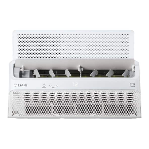 Vissani 12,000 (DOE) BTU 115-Volt Window Air Conditioner for 550 sq. ft. Rooms with Remote in White VWL1225T