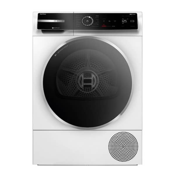 Bosch 500 Series 24 in. 4 cu. ft. Stackable Ventless Compact Front Load Electric Dryer in White, ENERGY STAR WQB245B0UC