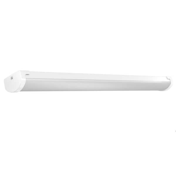 Feit Electric 4 ft. 64- Watt Equivalent Integrated LED White Motion Utility Shop Light with Remote WRAP/4C/840/IR/MM