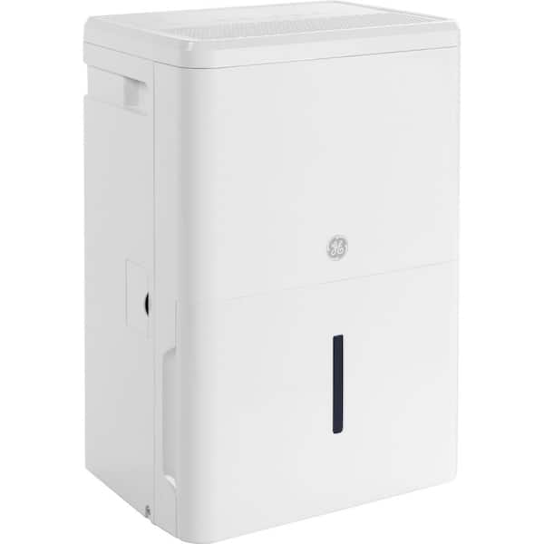 GE 25-Pints for Damp Rooms Up to 1500 sq. ft. Residential Dehumidifier with Bucket in White, ENERGY STAR ADHL25LD