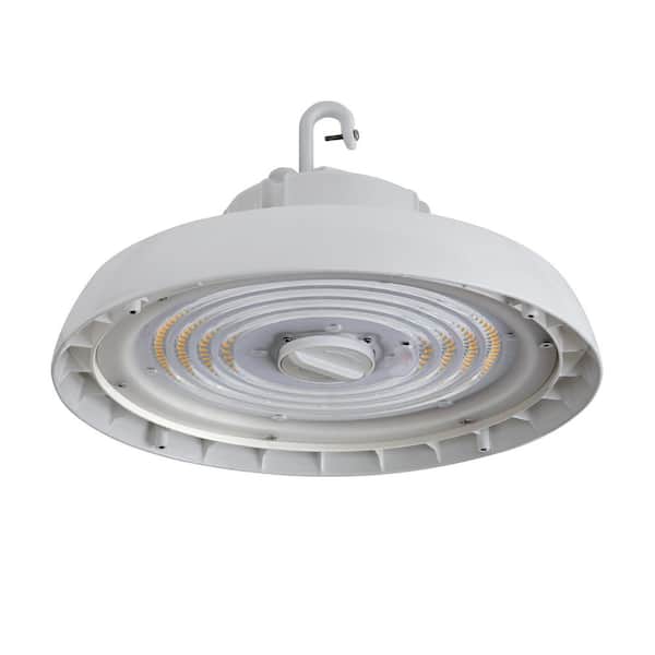 Metalux 13 in. Round 400-Watt Equivalent Integrated LED White High Bay Light HBRC2L3