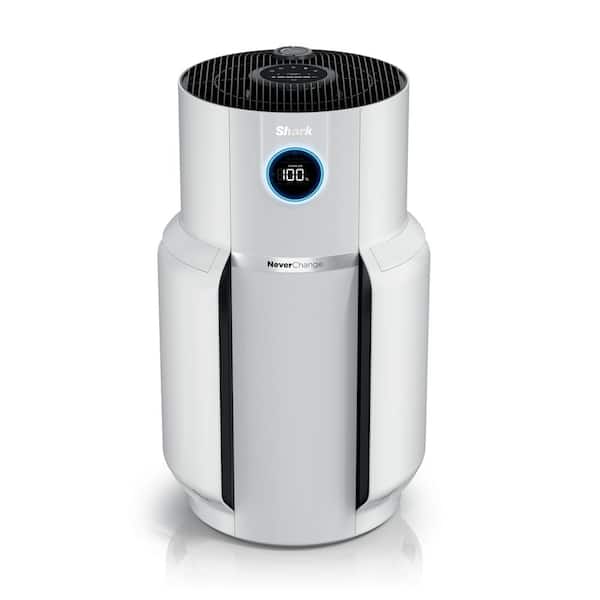 Shark NeverChange 1400 sq. ft. HEPA Filter Tower Air Purifier and Cleaner in White w/ Odor Neutralization and Clean Sense Tech HP302