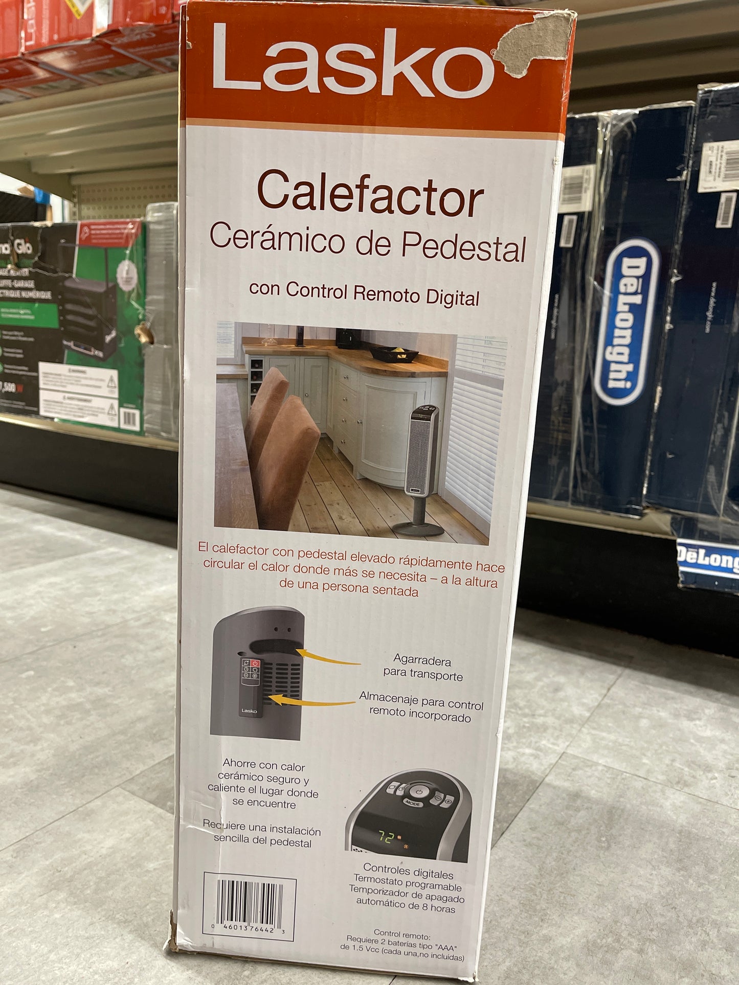 Ceramic pedestal heater