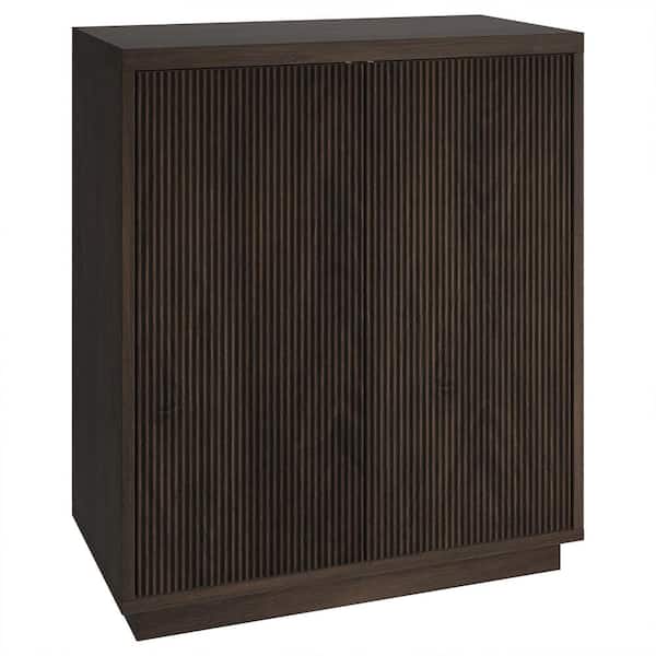 Meyer&Cross Alston 27.75 in. Alder Brown Rectangular Accent Cabinet AC1935