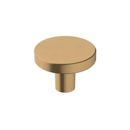 Amerock Versa 1-3/8 in. (35mm) Modern Champagne Bronze Round Cabinet Knob BP36904CZ