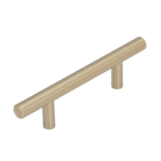 Amerock Bar Pulls 3 in. (76mm) Modern Golden Champagne Bar Cabinet Pull BP40515BBZ