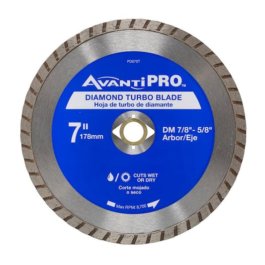 Avanti Pro 7 in. Turbo Diamond Blade HD-T70S8