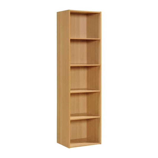 HODEDAH 5-Shelf, 59 in. H Beech Bookcase HID25 BEECH