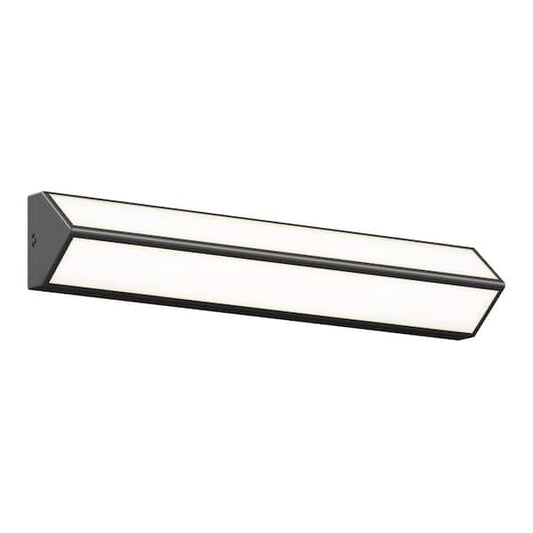 Artika Preston 27 in 1 Light Black Modern Integrated LED 3 CCT Vanity Light Bar for Bathroom VAN-PRC-HD2BL