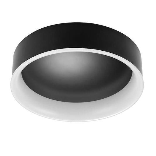 Commercial Electric Flexinstall Cove 10 in. Black Integrated LED Recessed Ceiling Light with 5CCT Plus DuoBright 92074