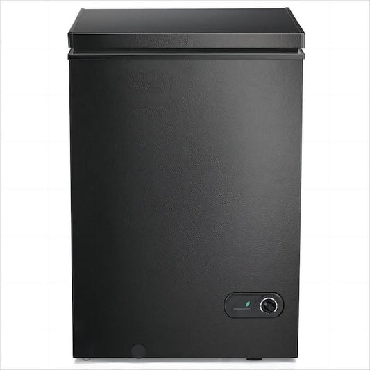 COWSAR 21.18 in 3.5 cu. ft. Manual Defrost Chest Freezer in Black with Garage Ready SZHD-D5897B-BK