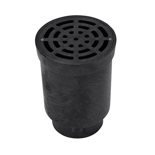 NDS 6 in. x 4 in. x 9 in. Plastic Flo Well Surface Drain Catch Basin Inlet FWSD69