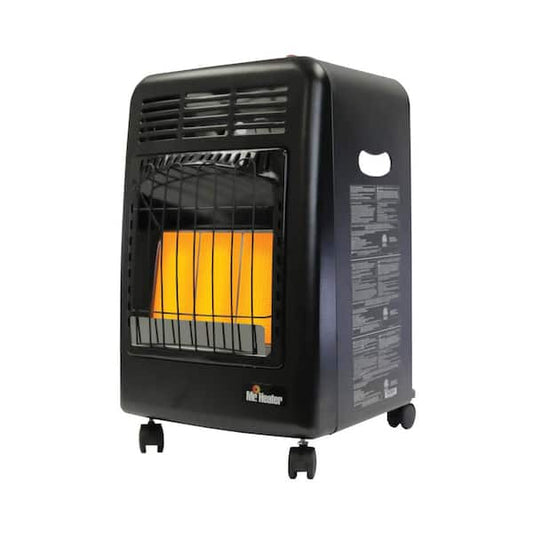 Mr. Heater 18,000 BTU Cabinet Propane Outdoor Space Heater with Hose and Regulator MH18CH