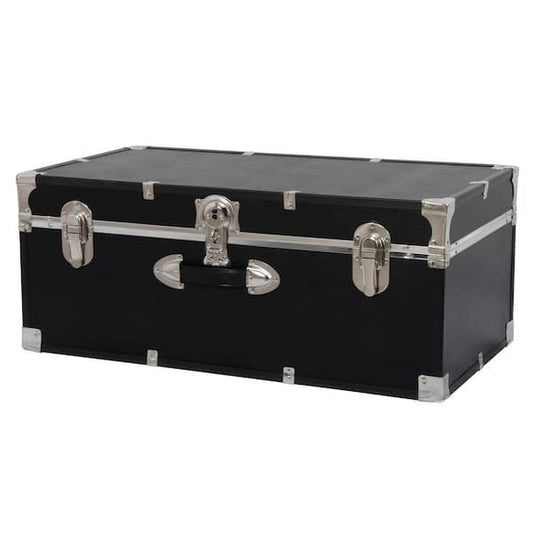 Seward Trunk Seward Essential 30 in. Trunk with Lock, Black SWD5120-10