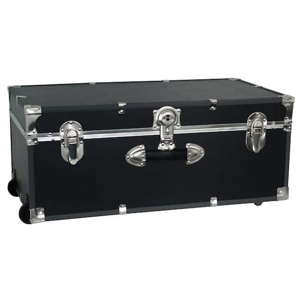 Seward Trunk Seward Explorer 30 in. Trunk with Wheels & Lock, Black SWD6113-18