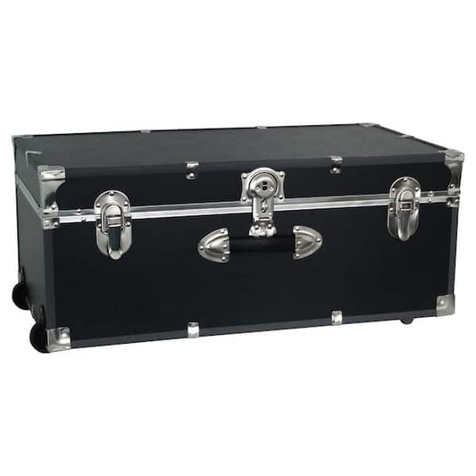 Seward Trunk Seward Explorer 30 in. Trunk with Wheels & Lock, Black SWD6113-18
