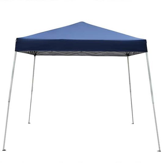 Karl home 10 ft. x 10 ft. Blue Slant Leg Pop-Up Canopy 454844424667