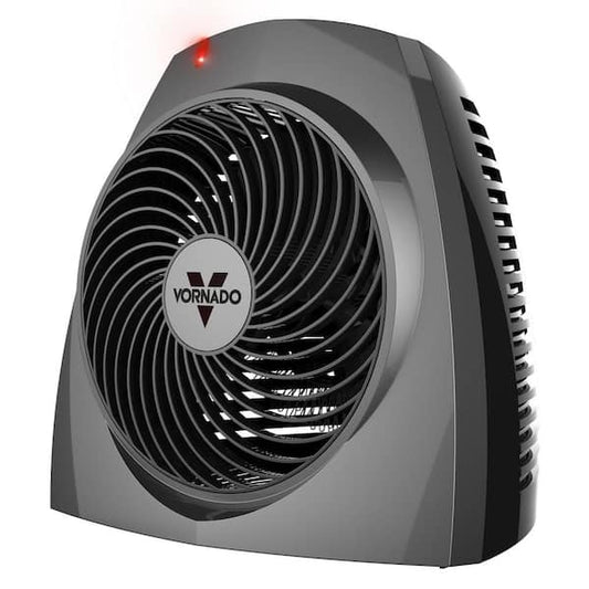 Vornado VH200 1500-Watt Electric Portable Space Heater, Whole Room Vortex Heat Circulation, Charcoal EH1-0092-114