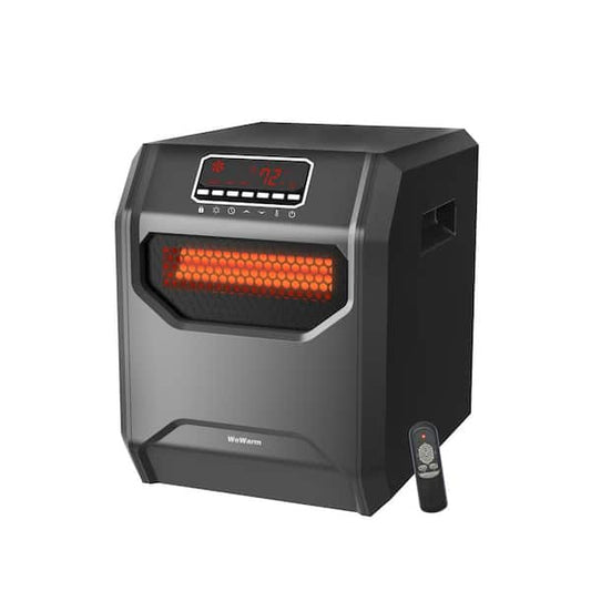 WeWarm Electric 6 Element Infrared Space Heater Black Plastic HT1013US