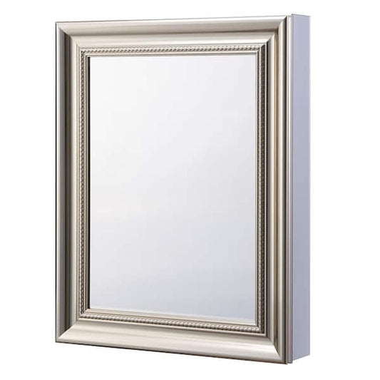 Glacier Bay 24 in. W x 30 in. H Rectangular Medicine Cabinet with Mirror SP4450