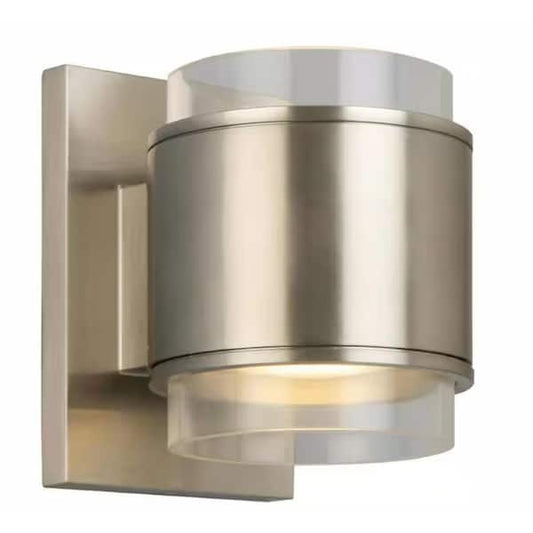 Hampton Bay Upton Brushed Nickel LED Sconce RS513859