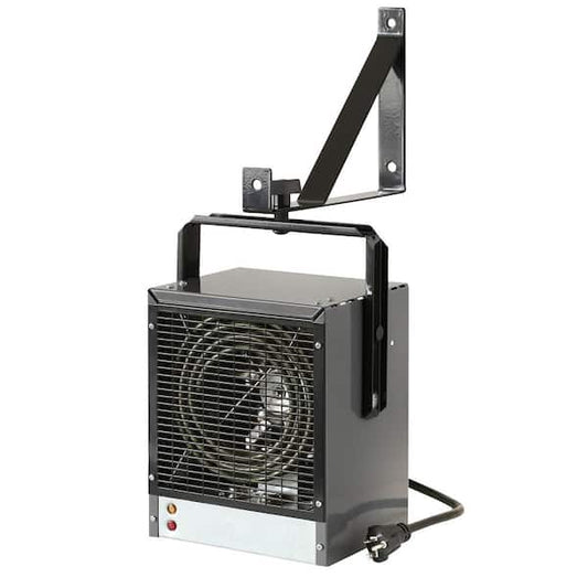 Cadet 240-volt 4,000-watt Garage/Workshop Fan-forced Electric Heater in Grey with Built-in Thermostat CGWH4031G