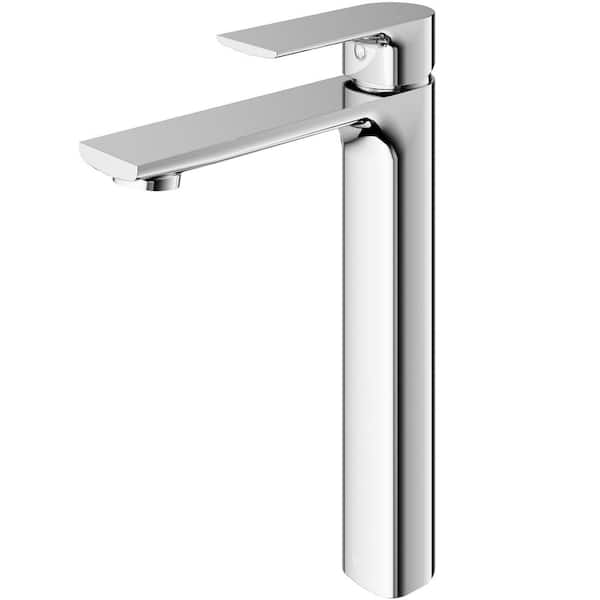 VIGO Norfolk Single Handle Single-Hole Bathroom Vessel Faucet in Chrome VG03027CH