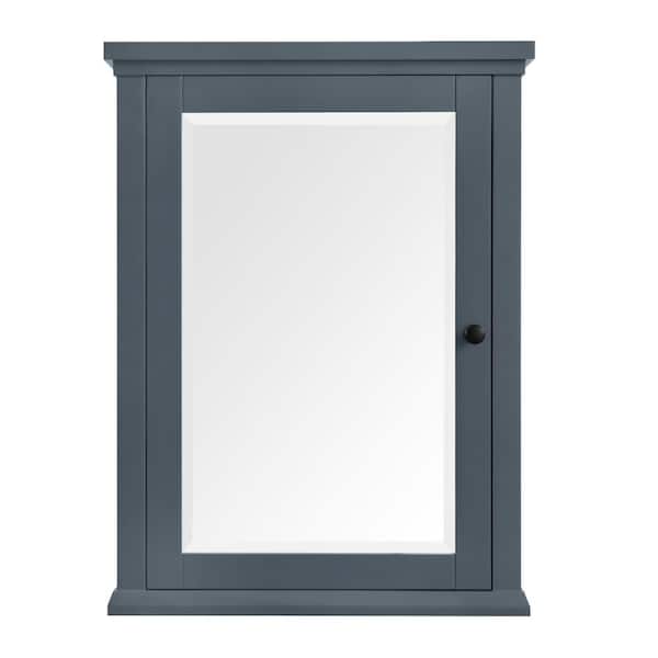 Home Decorators Collection Merryfield 24 in. W x 32 in. H Rectangular Medicine Cabinet with Mirror 19112-MC24-DG