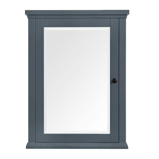 Home Decorators Collection Merryfield 24 in. W x 32 in. H Rectangular Medicine Cabinet with Mirror 19112-MC24-DG
