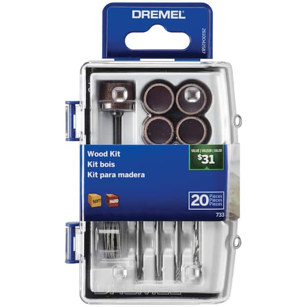 Dremel Wood Working Rotary Accessory Micro Kit (20-Piece) 733-01