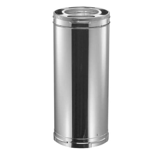DuraVent DuraPlus All-Fuel Chimney  6in. X 24in. Diameter Chimney Pipe, Stainless Steel 6DP-24SS