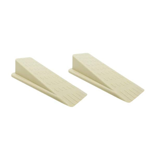Everbilt Heavy-Duty Beige Rubber Door Stop (2-Pack) 4214944EV