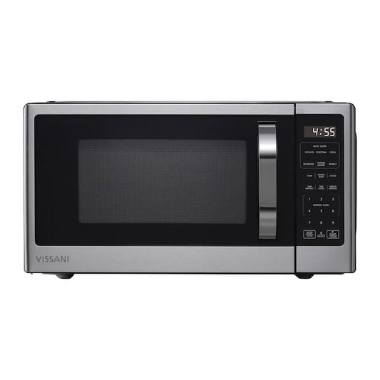 Vissani 1.1 cu. ft. Countertop Microwave in Fingerprint Resistant Stainless Steel VSCMWE11S2W-10