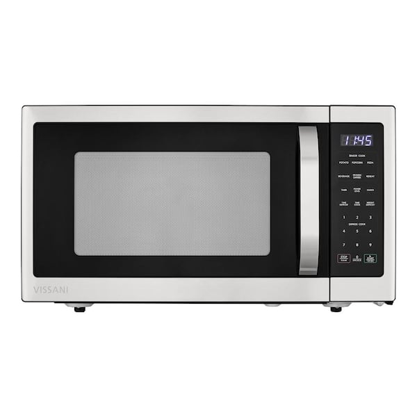 Vissani 1.6 cu. ft. Countertop Microwave in Fingerprint Resistant Stainless Steel VSCMWE16S2SW2112