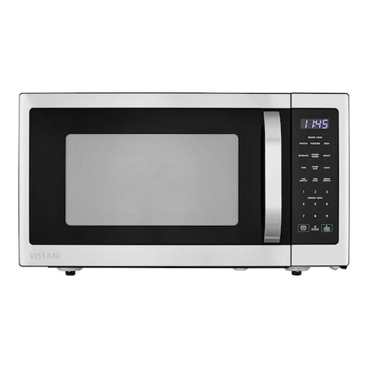 Vissani 1.6 cu. ft. Countertop Microwave in Fingerprint Resistant Stainless Steel VSCMWE16S2SW2112