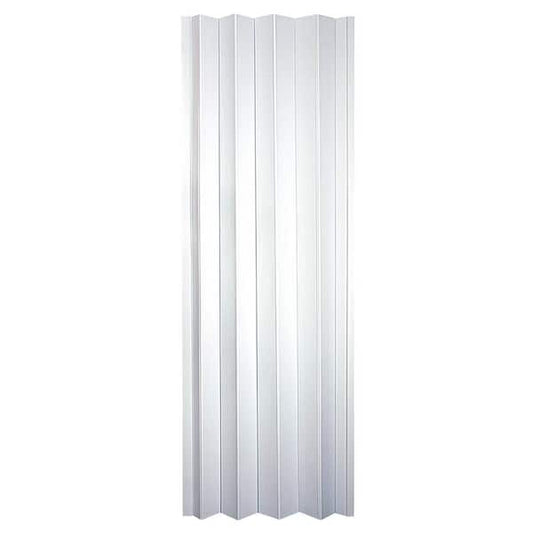 Spectrum 48 in. x 80 in. Express One Vinyl Frost White Accordion Door EX4880FW