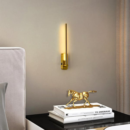 ARISKEEN 2-Light Gold Dimmable Wall Sconce for Bathroom, Bedroom, Indoor Rechargeable Wall Lights with Remote Control WL004